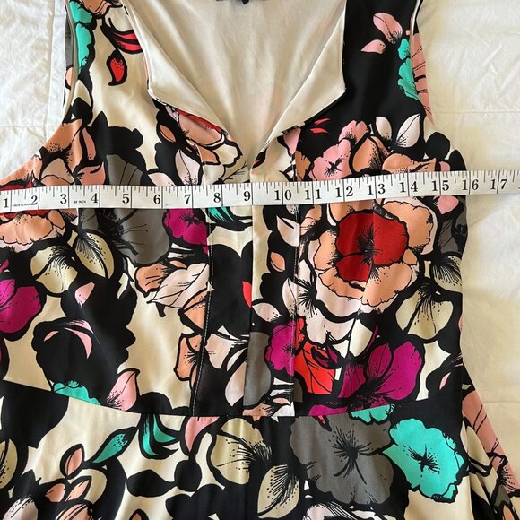 Express womens dress sleeve less, floral size 12 - Picture 4 of 10